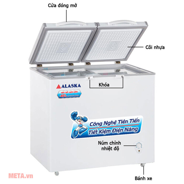 Tủ đông Alaska BCD-4568N 450 lít