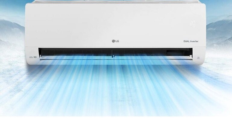 Điều hòa LG V13ENO có thiết kế tinh tế, hiện đại 