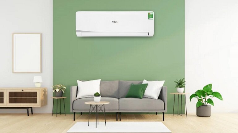 Điều hòa Aqua Inverter 9000 BTU 1 chiều AQA-KCRV10TH gas R-32