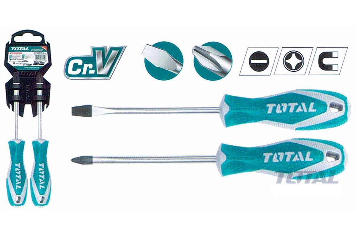 Bộ 2 tua vít Total THT250201