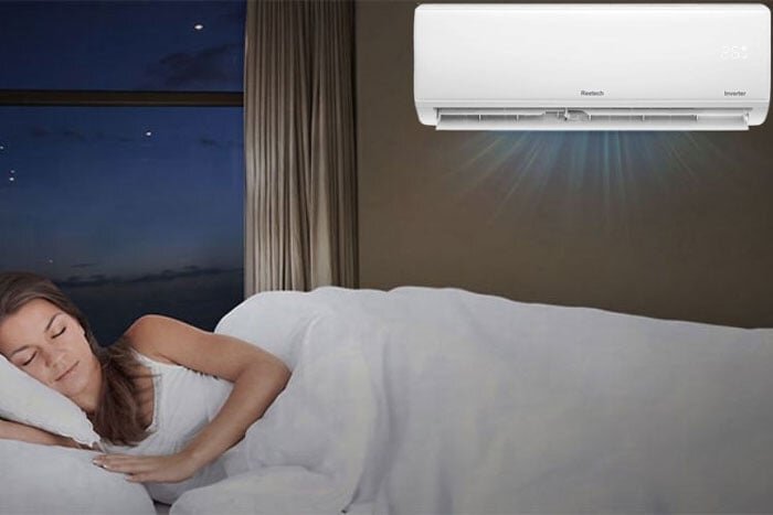 điều hòa Reetech RTV18-TC-BI/RCV18-TC-BI có chức năng hẹn giờ giúp giấc ngủ ban đêm không bị gián đoạn