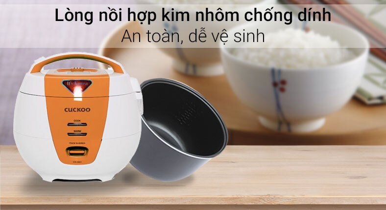 Nồi cơm điện Cuckoo 1 lít CR- 0661 Nồi cơm điện Cuckoo 1 lít CR- 0661