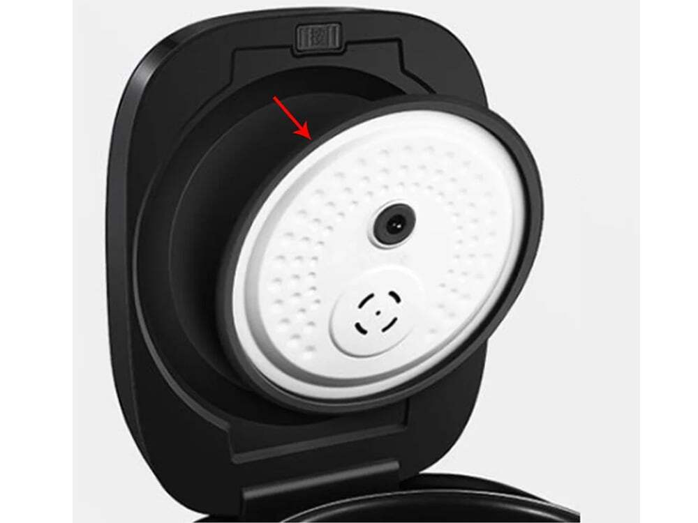 Nắp nồi cơm điện RC-18DR3PV(G) được thiết kế dạng tổ ong Nắp nồi cơm điện RC-18DR3PV(G) được thiết kế dạng tổ ong