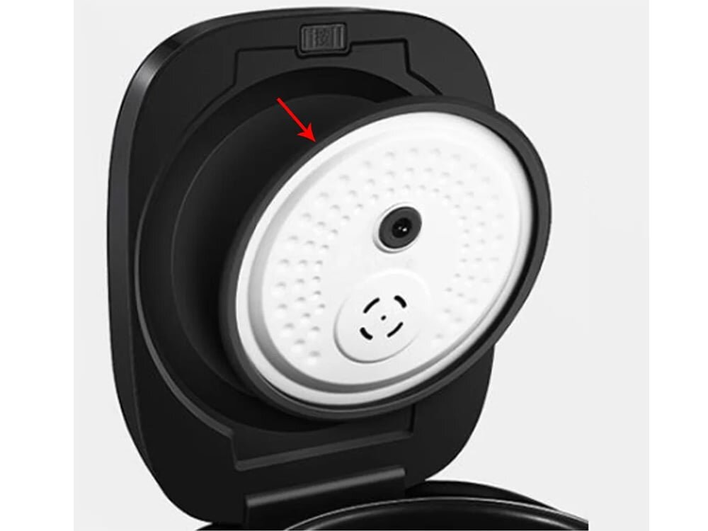Nắp nồi cơm điện RC-18DR3PV(G) được thiết kế dạng tổ ong