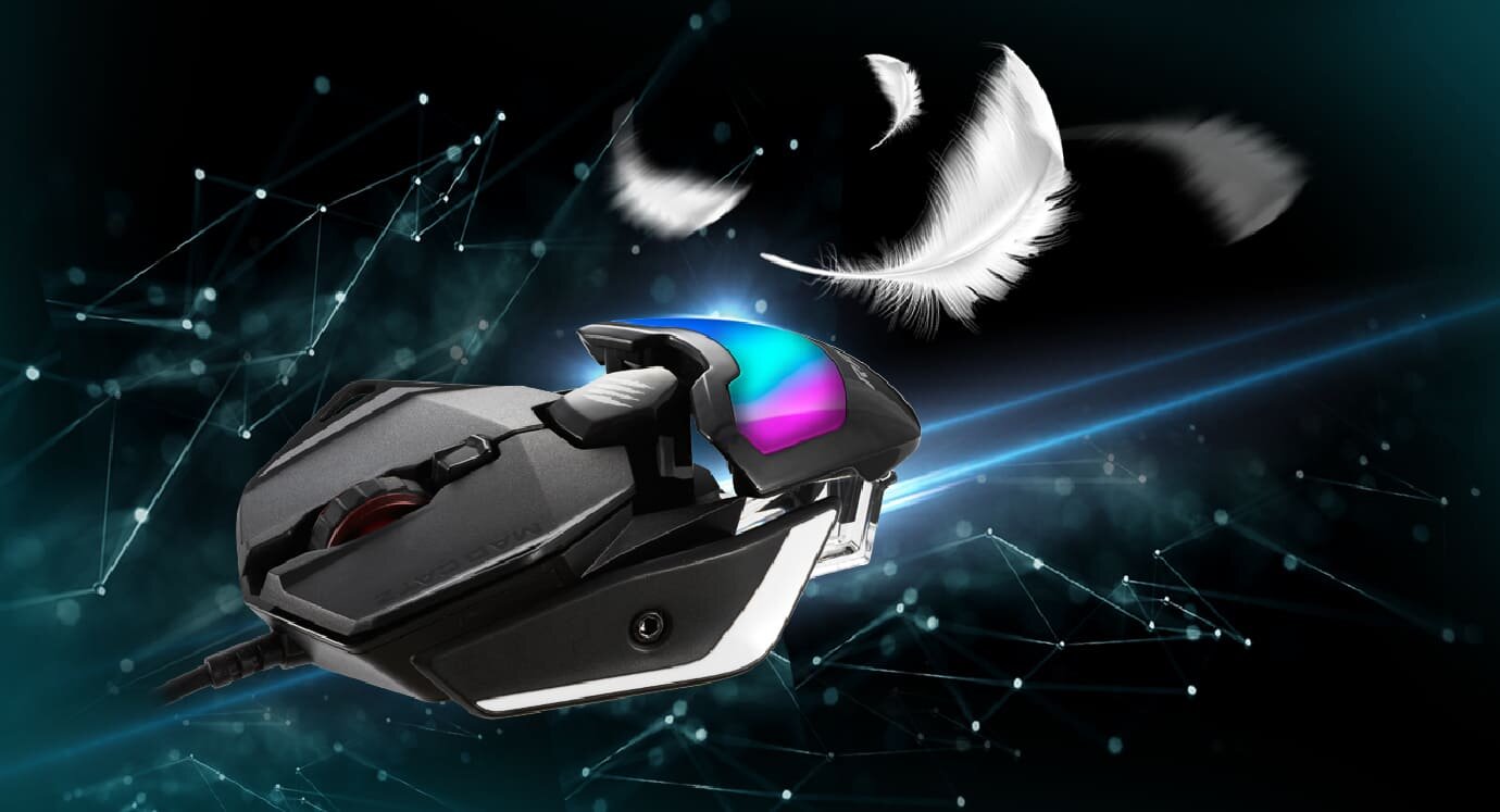 Chuột máy tính có dây Authentic Gaming Madcatz R.A.T 2+, màu đen ( HighEnd, PIXART PMW3325, 5000DPI, 1000Hz, 5m clicks, 4 keys)