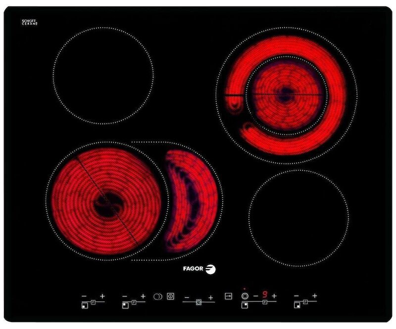 Bếp hồng ngoại 2VFT-211AS trang bị nhiều tính năng an toàn khác (Ảnh: Fagor)