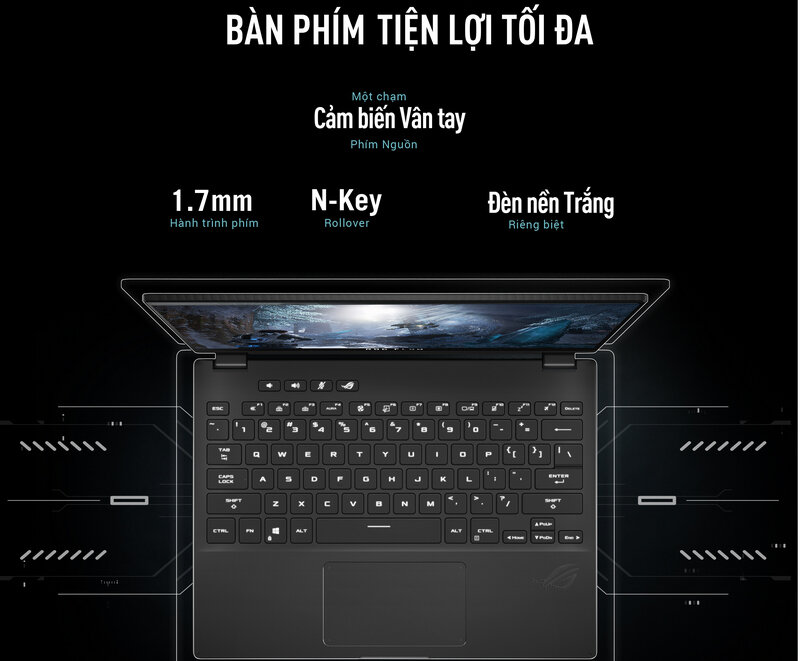 Laptop Asus Gaming ROG Flow X13 GV301QC-K6052T