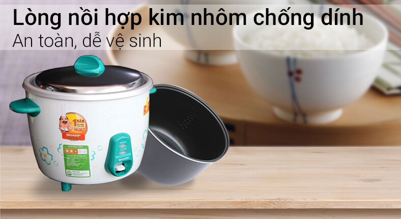 Nồi cơm điện Sharp KSH-215V 1.5 lít Nồi cơm điện Sharp KSH-215V 1.5 lít