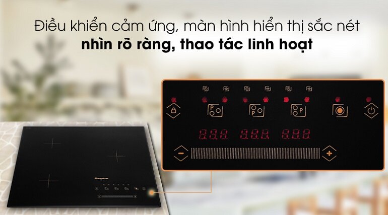 Bếp từ âm 3 vùng nấu Kangaroo KG836i