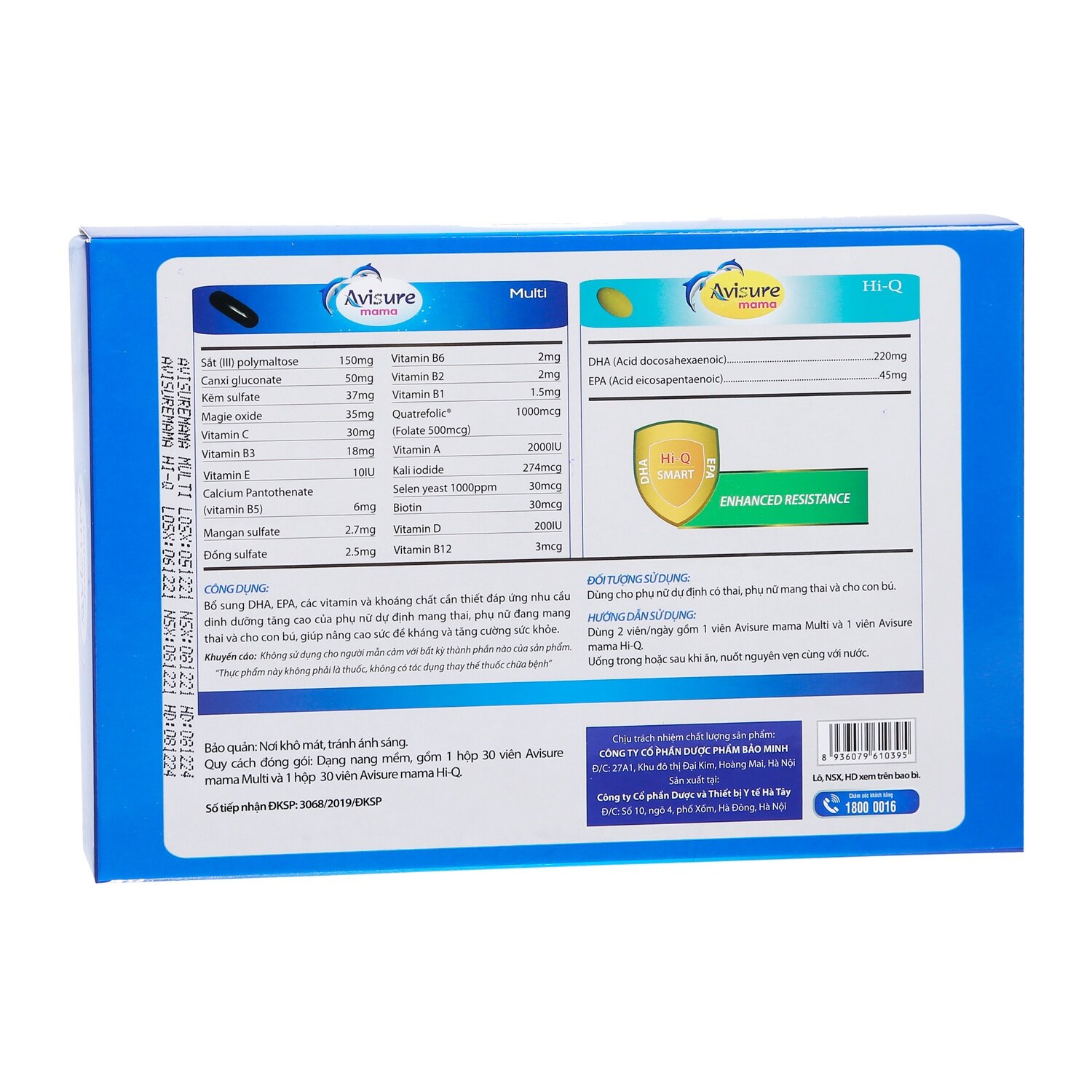 Công dụng nổi bật Vitamin tổng hợp cho mẹ bầu Avisure Mama