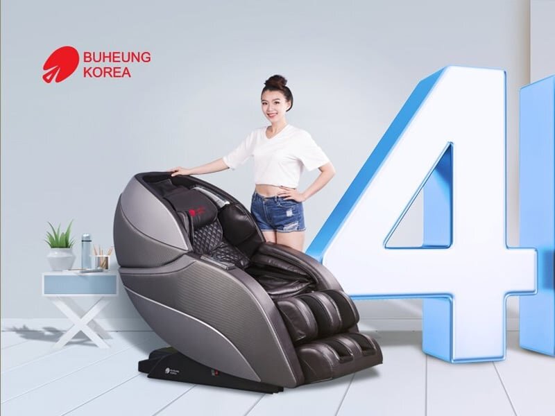 Hệ thống con lăn 4D tạo xoa bóp tựa bàn tay người 