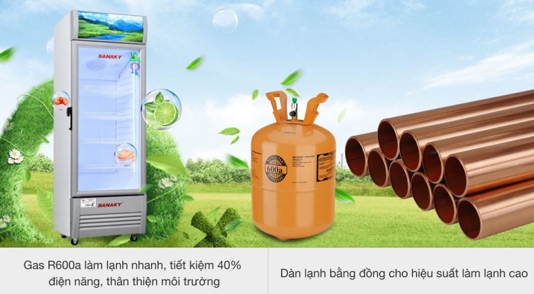 Tủ mát Sanaky Inverter 1 cánh 350 lít VH-3589K3