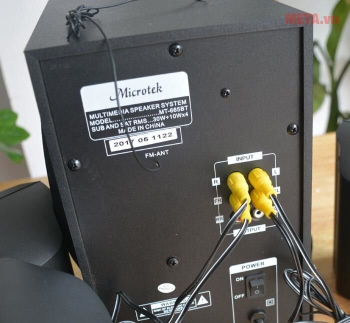 Loa vi tính 4.1 Microtek MT-665BT 70W