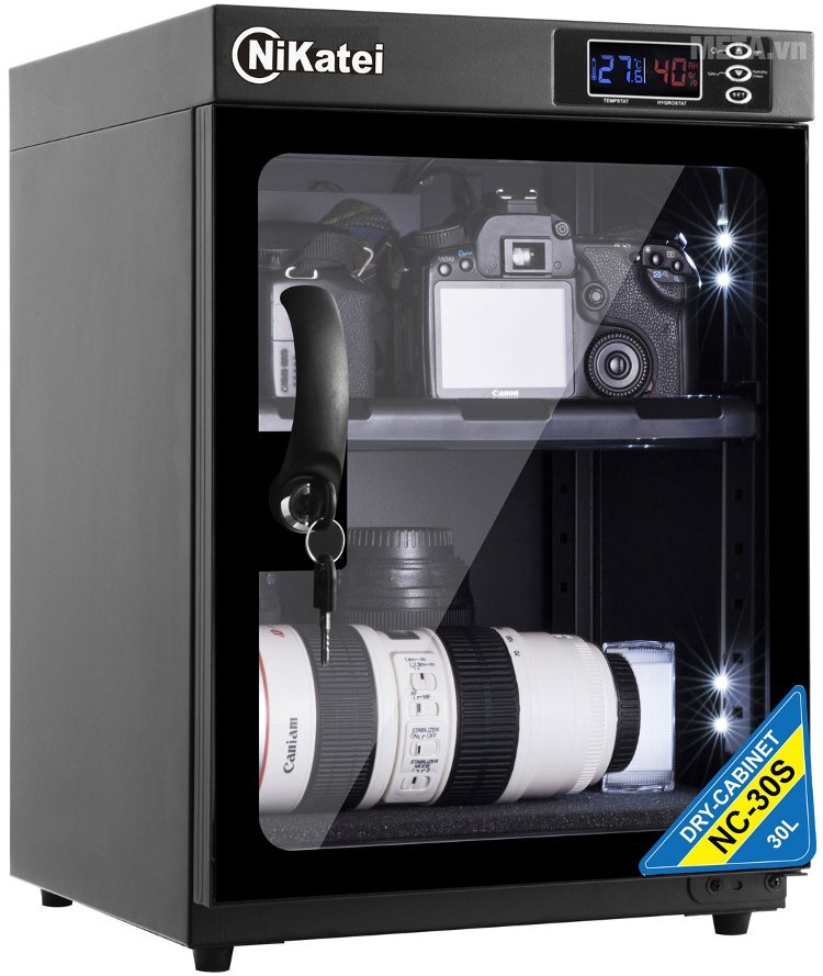 Tủ chống ẩm cao cấp Nikatei NC-30S (30 lít) Tủ chống ẩm cao cấp Nikatei NC-30S (30 lít)