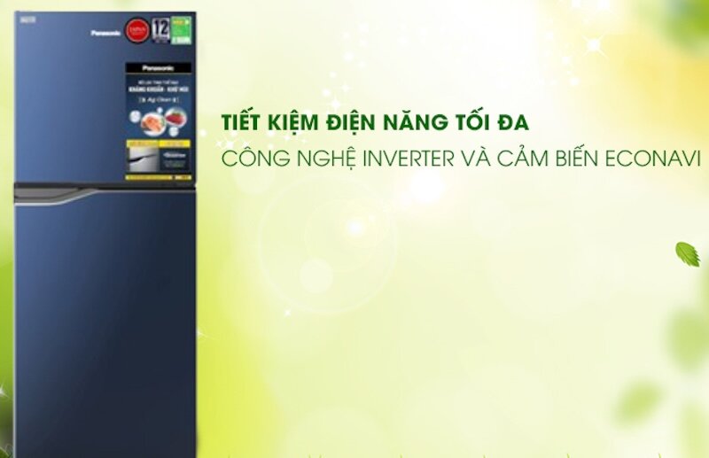 Tủ lạnh Panasonic Inverter 167 lít NR-BA189PAVN thiết kế sang trọng, tiện dụng