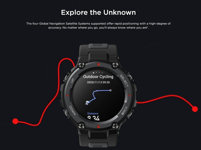 Huami Amazfit T-Rex Pro  theo dõi tập luyện