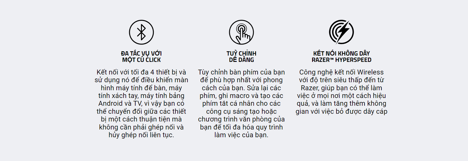 Bàn phím không dây Razer Pro Type Ultra Wireless Productivity (RZ03-04110100-R3M1) 7