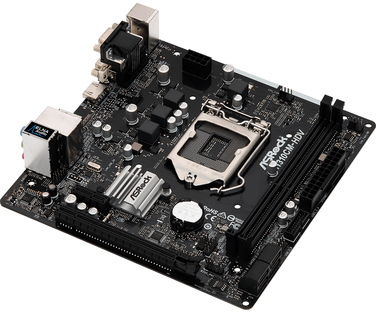 Main Asrock H310CM-HDV (Chipset Intel H310/ Socket LGA1151/ VGA onboard)