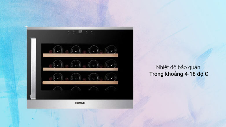 Tủ rượu âm Hafele HW-G24A| Nhiệu độ bảo quản