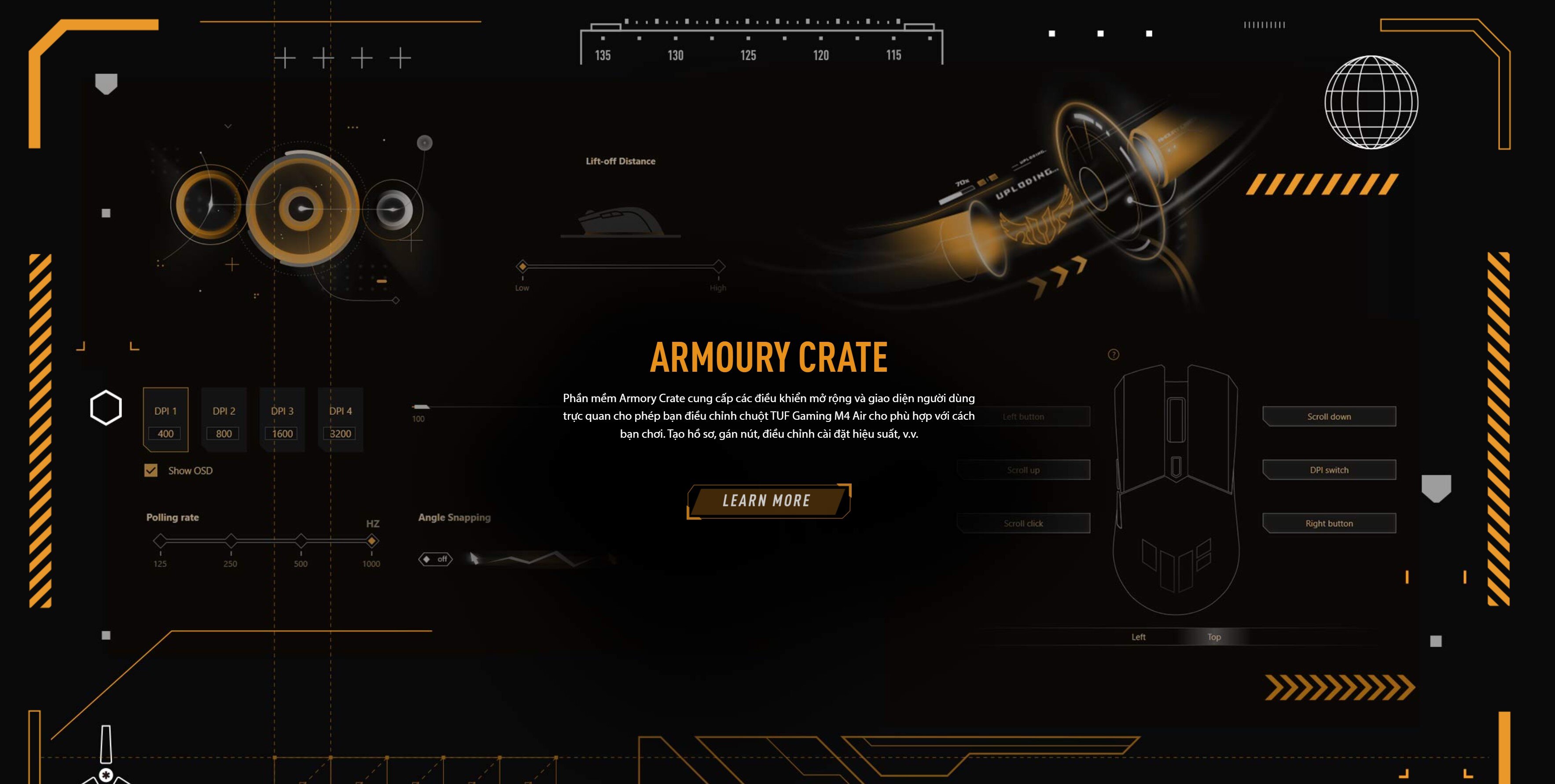 Chuột game Asus TUF M4 Air (USB)