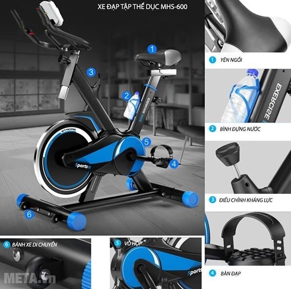 Xe đạp tập Mofit MHS 600