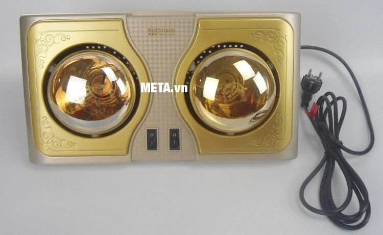 Đèn sưởi nhà tắm Kottmann 2 bóng K2BH
