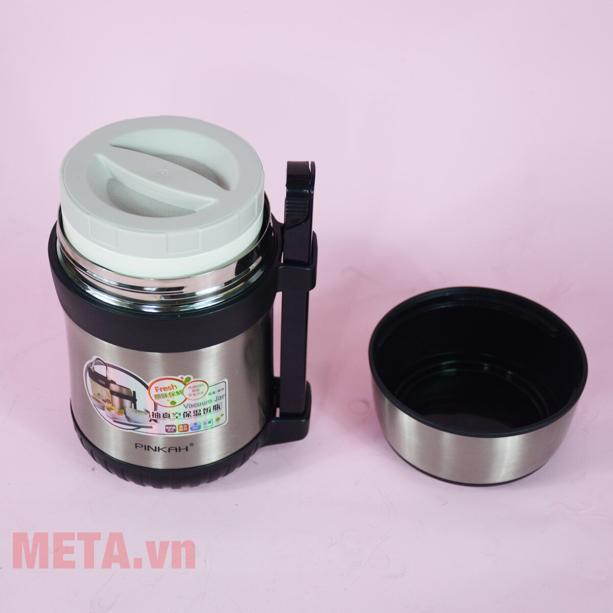 Cặp lồng cơm giữ nhiệt 2 ngăn Pinkah