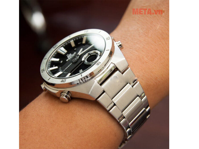 Đồng hồ nam Edifice Casio ERA-110D-1AVDF bạc Đồng hồ nam Edifice Casio ERA-110D-1AVDF bạc