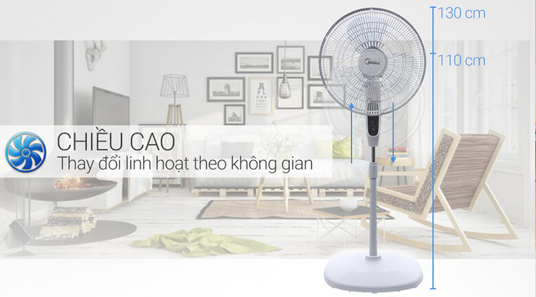Quạt đứng Midea FS40-17FRB Quạt đứng Midea FS40-17FRB