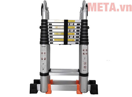 Thang nhôm rút chữ A cao cấp Jumbo A280