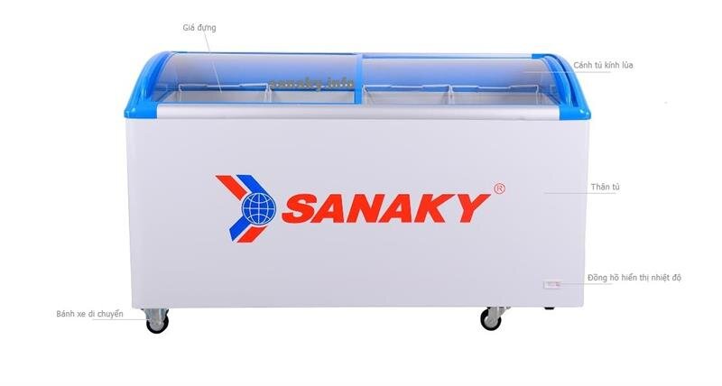 Tủ đông Sanaky VH-682K - 680L, 1 ngăn đông
