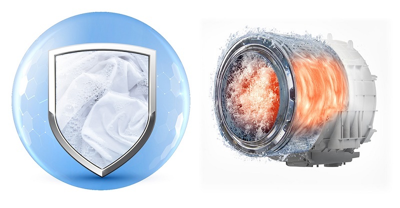 Máy giặt sấy Hitachi Inverter giặt 8.5kg, sấy 5kg BD-D852HVOS 4 Máy giặt sấy Hitachi Inverter BD-D852HVOS