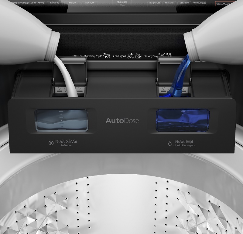 Máy giặt Panasonic Inverter 11.5 Kg NA-FD115W3BV 3 Máy giặt Panasonic Inverter 11,5 Kg NA-FD115W3BV khay nước