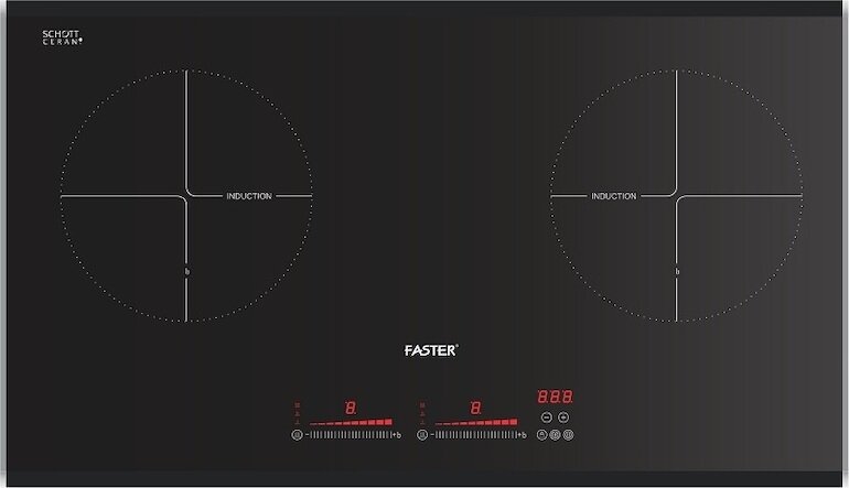 Về thiết kế bếp từ Faster FS-9898 New 