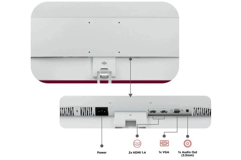  Màn hình Lenovo L27i-4A kết nối đa dạng