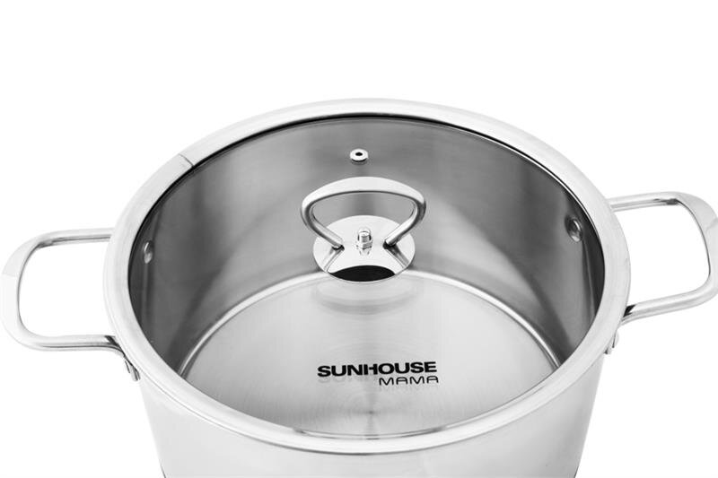 Bộ nồi Inox 5 đáy Sunhouse Mama SH784 (16 - 20 - 24cm)