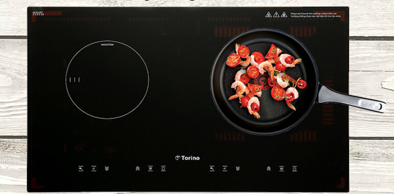 Bếp từ hồng ngoại âm 2 vùng nấu Torino TC-0323DL