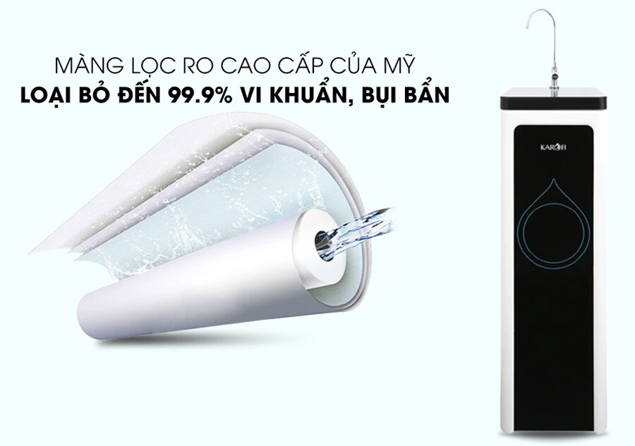 Màng lọc RO cao cấp máy lọc nước Karofi E8RO