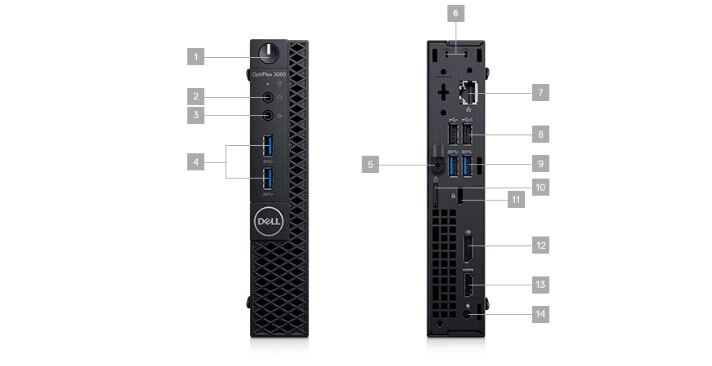 Máy tính mini Dell Optiplex 3060 Micro - 42OC360001