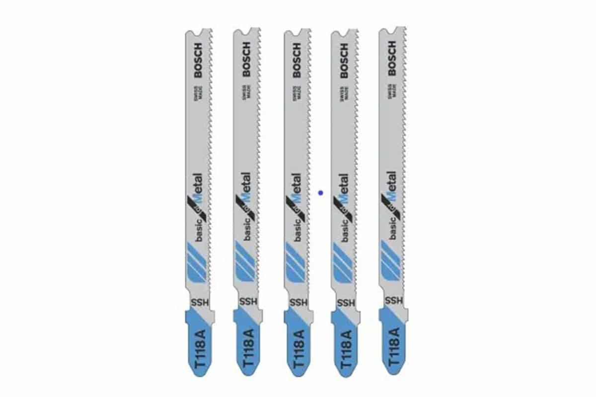 Bộ 5 lưỡi cưa lọng T 318 A Bosch 2608631319