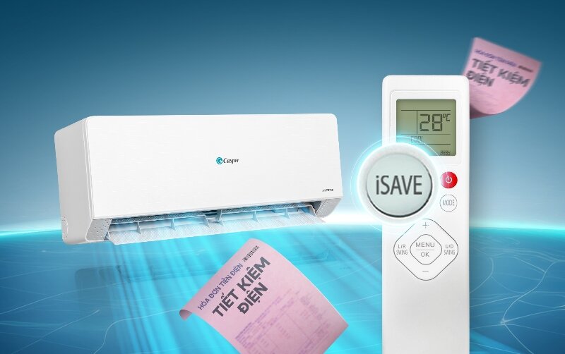 Điều hòa Casper Inverter 24000 BTU 2 chiều QH-24IU36A gas R-32