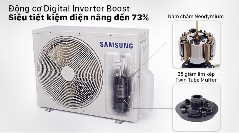 Điều Hòa Samsung Inverter 18000 BTU AR18TYHYCWKNSV tiết kiệm điện