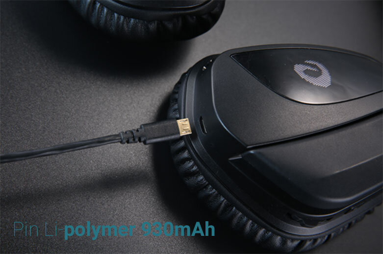 Tai nghe không dây DAREU A700 Wireless (Black) | Thiết kế hiện đại