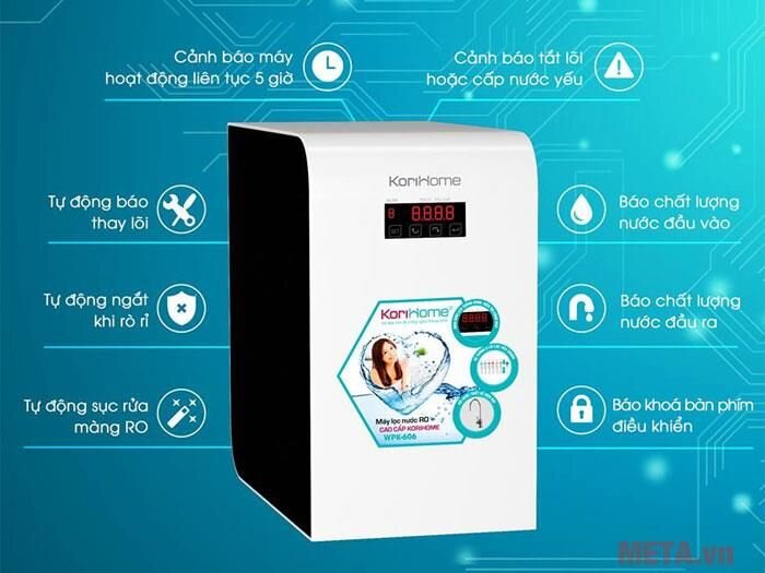 Máy lọc nước Korihome WPK-606 (8 lõi cao cấp)