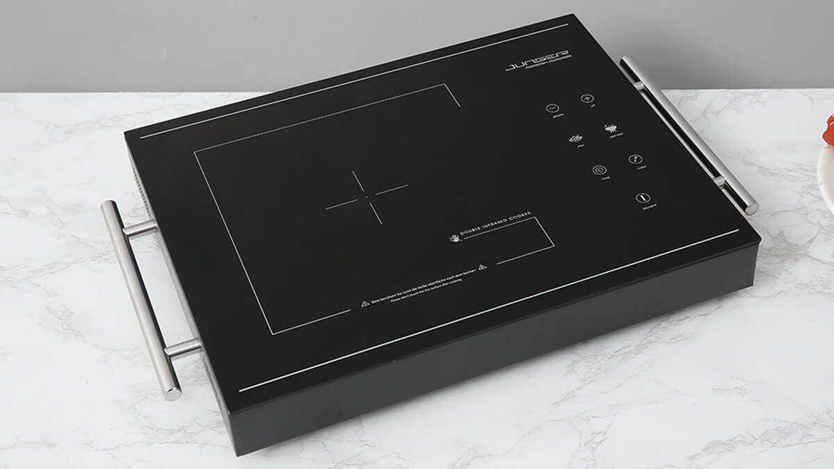 Bếp hồng ngoại đơn Junger MT21 2200W sở hữu thiết kế hiện đại 