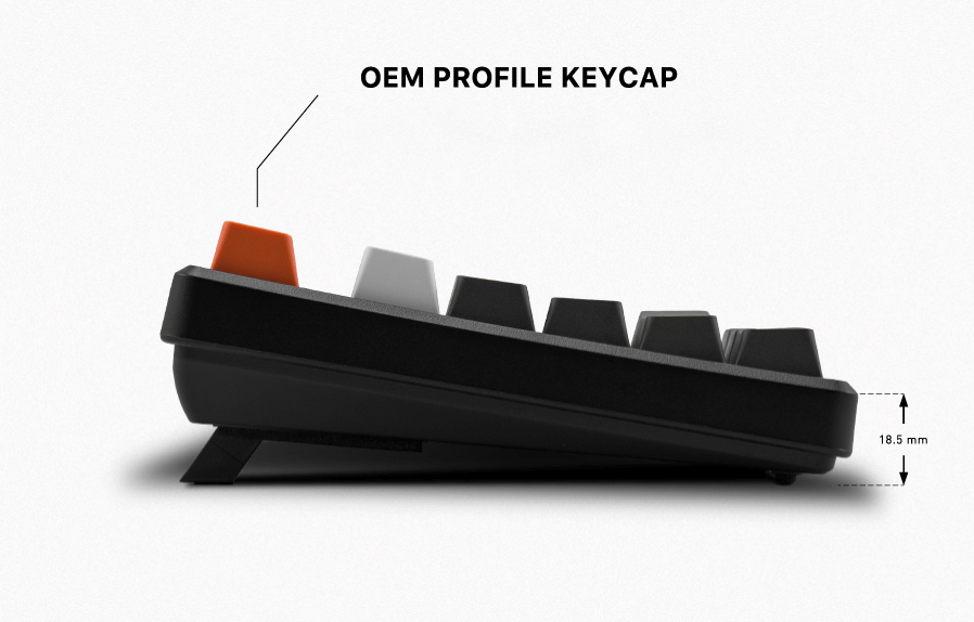 Bàn phím cơ Không dây Mistel X8 Gloaming BT Red sw (USB/Bluetooth) 3