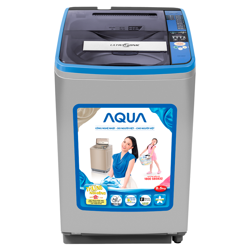 Máy giặt cửa trên Aqua AQW-U850AT