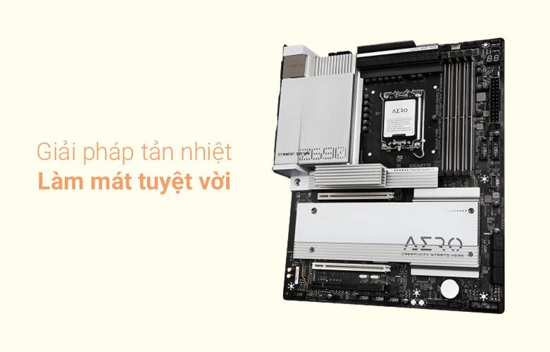 Bo mạch chính/ Mainboard Gigabyte Z690 AERO D | Giải pháp tản nhiệt