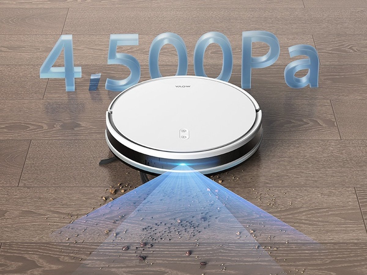 Robot hút bụi lau nhà Mova E10 có lực hút mạnh mẽ