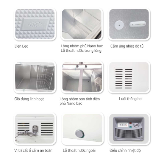 Tủ đông Kangaroo KG-292C1 290 Lít kháng khuẩn